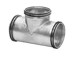 System 1 Single wall flue 90° Tee 125mm / 5"